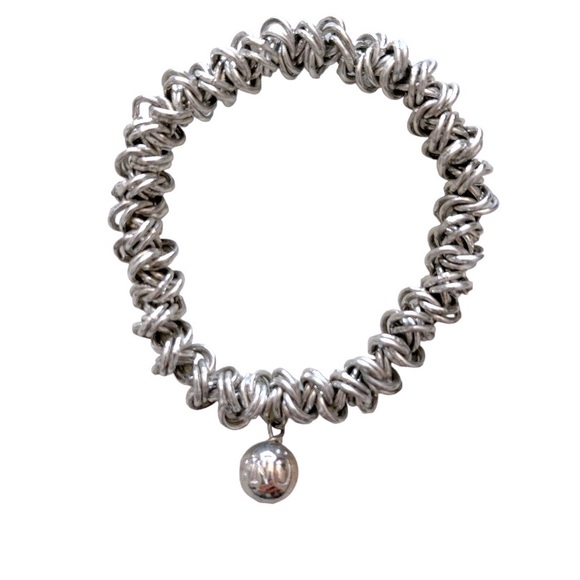 SNO of Sweden Stretch Bracelet W Ball Charm - Picture 1 of 3